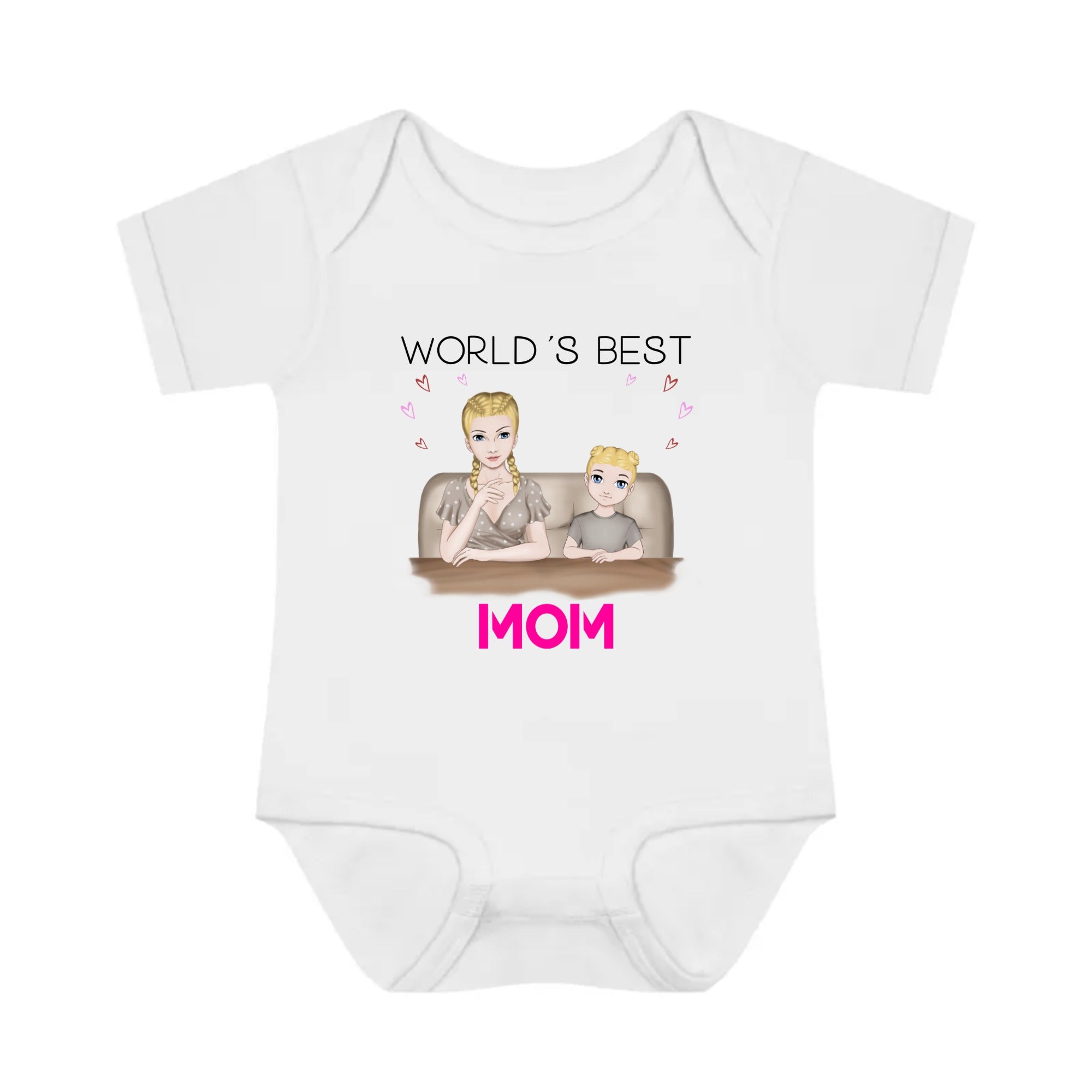 World's Best MOM | Infant Baby Rib Bodysuit